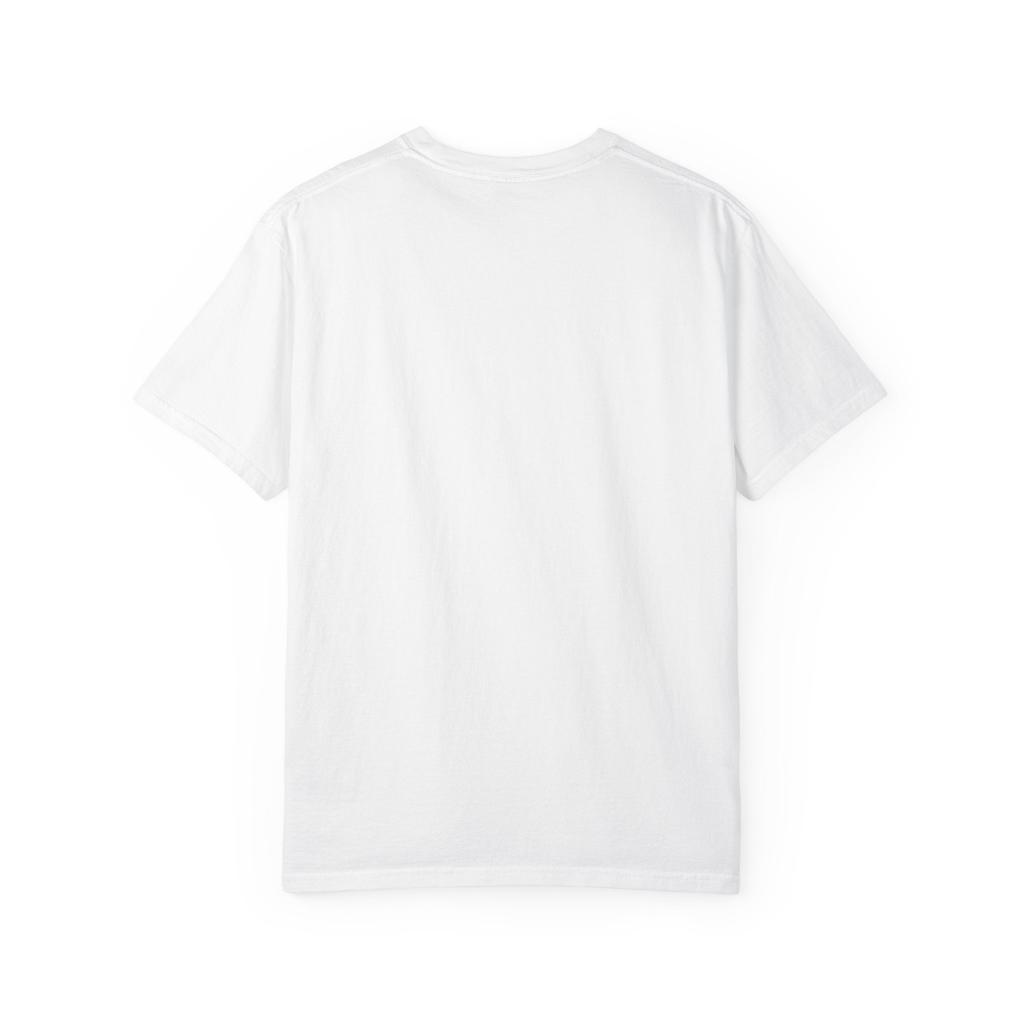 Sass Mini Logo T‑Shirt — White Garment‑Dyed Casual Tee